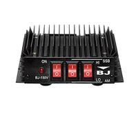 Pesderty Amplificateur de Puissance pour Talkie-Walkie VHF -150V, FM de 2,5 à 5 W/FM de 40 à 50 W, 136-174 MHz pour Amplification du Signal de Radio CB Mini, Noir Résistant (145-155 MHz)