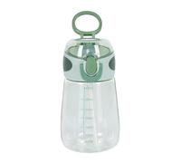 Pesderty Bouteille D' de 400 ML avec Bouteille de Paille pour Les Tout-Petits avec PoignéE, Goulot, Bouteille de Paille Mignonne Anti-Fuite B