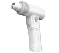 Pesderty Broyeur à Ongles Électrique pour Animaux de Compagnie, ABS Blanc, USB, Tondeuse de Toilettage Réglable, LED, Broyeur à Ongles Électrique Rechargeable pour Chien