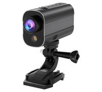 Pesderty Caméra d'action 5K Caméra de Casque de Anti-Secousse Enregistreur de Conduite de Vélo WiFi Sport Caméra DV avec Lumière LED