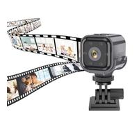 Pesderty Caméra D'Intérieur à Vision Nocturne Polychrome 1080P, Mini Système de Sécurité avec Projecteur Avancé pour Une Utilisation Intérieure et Extérieure