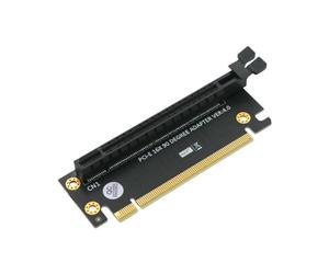 Pesderty Carte Adaptateur de Test de Carte Graphique PCI-E16X 4.0 Châssis de Serveur 2U Multifonctionnel PCI-E 4.0 Carte Adaptateur à 90 Degrés Facile à Utiliser