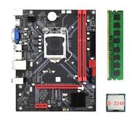 Pesderty Carte Mère B85M VHL 1600Mhz Emplacements RAM Carte Mère 1155CPU Carte Mère I3-3240 CPU + 1X DDR3 8G RAM LGA 1155 USB 3.0 SATA 3.0