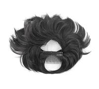 Pesderty Chignon DéSordonné Morceau de Cheveux Peigne LatéRal Pince à Cheveux Chignon éBouriffé Chignon Postiche pour Femme RéGlable éBouriffé Chignon A