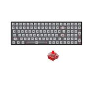 Pesderty Clavier MéCanique RemplaçAble à Chaud à 100 Touches avec Kit de Commutateur Rouge RVB Bluetooth + 2,4 G sans + Clavier de Filaire à 3 Modes B