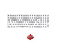 Pesderty Clavier MéCanique RemplaçAble à Chaud à 100 Touches avec Kit de Commutateur Rouge RVB Bluetooth + 2,4 G sans + Clavier de Filaire à 3 Modes A