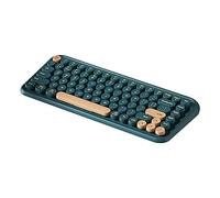 Pesderty Clavier sans Bluetooth 2.4G Dual Mode Keyboard Support Tablet Android Phone Laptop Desktop Gift pour Girl Vert