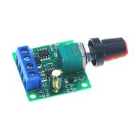 Pesderty Contrôleur de Vitesse Du Moteur à Basse Tension PWM 0~100% Ajustable DC 1.8V 3V 5V 6V 12V 2A