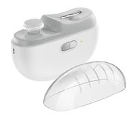 Pesderty Coupe-Ongles Électrique Automatique avec Lumière et 2 Vitesses, Coupe-Ongles et Polisseuse, Stockage des Restes D'Ongles Rechargeable