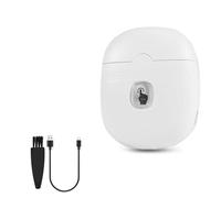 Pesderty Coupe-Ongles Électrique Portable Coupe-Ongles Automatique pour Adultes Coupe-Ongles Coupe-Ongles Électrique Blanc Installation Facile