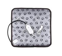 Pesderty Coussin Chauffant pour Animaux de Compagnie 50x70 cm Coussin Chauffant Étanche à L'Intérieur, Deux Niveaux de Température Réglables, Prise UE Facile à Utiliser