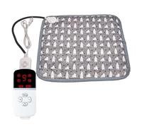 Pesderty Coussin Chauffant pour Animaux de Compagnie, Coussin Chauffant pour Animaux de Compagnie à 9 Températures Réglables, Coussin Chauffant pour Animaux de Compagnie Étanche à L'Intérieur, Prise U