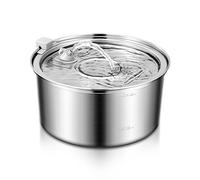 Pesderty D' pour Smart Mute Dog Water Dispenser Acier Inoxydable 108Oz/3.2L EU Plug