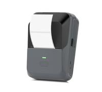 Pesderty Imprimante D'Étiquettes ABS Adaptée à et au Bureau pour Vêtements Commerciaux, Étiquette de Prix, Code-Barres Portable, Imprimante Thermique sans