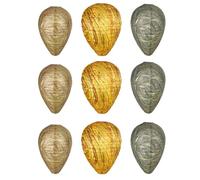 Pesderty Leurre de Nid de Guêpes, Piège à Guêpes Suspendu, Faux Nid de Guêpes pour et Le Jardin, Dissuasion des Guêpes en Plein Air, Installation Facile, Facile à Utiliser