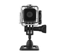 Pesderty Mini Caméra de Sport 1080P FHD, Caméra D'Extérieur Étanche, Enregistreur d'action Compact ABS, Adapté à la Plongée, au Cyclisme. Résistant à L' Jusqu'à 30 Mètres.