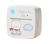 Pesderty Mini Imprimante de Poche Imprimante Thermique Portable Imprimante de Poche sans Encre Petite Imprimante Photo pour Notes D'Étude, Mémo, Reçus Facile à Utiliser