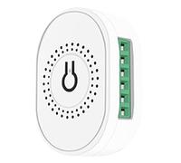 Pesderty Mini WiFi Smart Home Gradateur Interrupteur Tuya APP TéLéCommande Voix Timing Luminosité RéGlage Commutateur Blanc