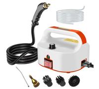 Pesderty Nettoyeur Vapeur Portable 2500 W, Cuiseur Vapeur Haute Température pour Nettoyer Les Meubles, la Cuisine, la Salle de Bain, Les Coulis et Les Carrelages, Prise UE