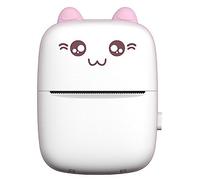 Pesderty Petite Imprimante Photo Thermique sans Portable Pocket Student Mini Wrong Label Printer Rose