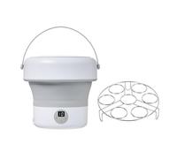 Pesderty Prise UE, Lave-Vaisselle Pliant Ménage Mini Lave-Vaisselle Turbo Nettoyant pour Fruits et Légumes MINI Lave-Vaisselle Blanc