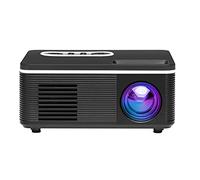 Pesderty Projecteur 1080P Mini LED Portable WiFi Full HD Android Correction pour Home CinéMa Portable Mini Projecteur(A) Prise UE