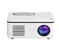 Pesderty Projecteur 1080P Mini LED Portable WiFi Full HD Android Correction pour Home CinéMa Portable Mini Projecteur(B) Prise UE