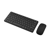 Pesderty sans Bluetooth Tablette Clavier Souris Support Tablette Ordinateur Portable Noir