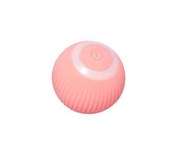 Pesderty Smart Cats Toy Boule Roulante Automatique Jouet éLectrique pour Formation Interactive AutopropulséS Jouet Chargement USB, Rose
