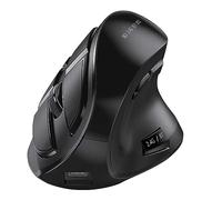Pesderty Souris Verticale sans Bluetooth, Souris sans USB Rechargeable, Souris Ergonomique pour PC, Tablette, Ordinateur Portable, Notebok-A