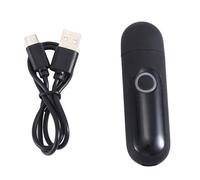 Pesderty Testeur D'Alcoolémie Portable Sans Contact, Rechargeable avec Écran LED, Affichage Numérique, Test D'Alcoolémie, Noir, Installation Facile