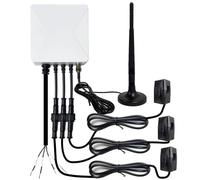 Pesderty Tuya Smart Life 3 Phases WiFi Compteur D'Énergie KWH 300A Pince de Puissance Transformateur de Courant App Moniteur et Enregistrement de la Consommation Installation Facile