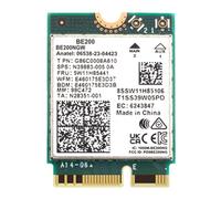 Pesderty WiFi 7 BE200 BE200NGW Carte WiFi Bluetooth 5.4 802.11AX Tri-Band M.2 NGFF Adaptateur Réseau sans pour Win10/11