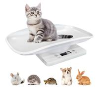 Pèse-Animal, Pèse-Bébé, Pèse-Bébé Électronique Led, Balance Numérique Pour Animaux De Compagnie Pour Chat Chien Chiot Nourriture 1-15kg Pour Chatons, Chiots, Hamsters, Oiseaux, Lapins