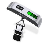 Pèse Bagage Electronique,Balance Portable Pese Bagages Numérique [Max 50kg/110Lb] (g,Oz) avec Fonction Tare und écran LCD rétroéclairé pour bagages,voyages,Poste et maison