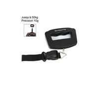 Pèse Bagage Électronique Compact Jusqu'À 50Kg Peson Digital Précision 10G Sangle YONIS Noir G