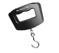 Pèse-bagage numérique | Pèse-bagage électronique | Balance de poids pour bagages de 110 lb/50 kg Balance de voyage portable Balance intelligente à piles pour valise, pêche, poteau