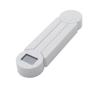 Pèse-bagages, Lot de 2 balances alimentaires haute précision 5 kg/1 g, mini cuisine numériques pliables,pour valise de pesée(White)