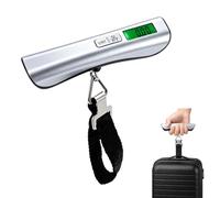 Pèse Bagages Numérique Portable, Balance Portable Valise, Voyage Accessoires Pese Capacité Max 50 kg/110lb, Pese Valise écran LCD Rétroéclairé avec Fonction Tare pour Accessoires de Voyage Poste
