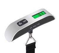 Pèse Bagages Portable Échelle de Bagage Electronique Balance Suspendue Numérique Peson de Voyage Pèse Valise pour Poste Usage Domestique Shopping Max 50Kg/110Lb