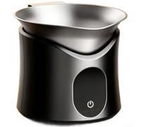 Pèse-café numérique portable avec écran intelligent, balance précise de 0,2 à 500 g pour verser et expresso, compacte en alliage d'aluminium, noir (A)