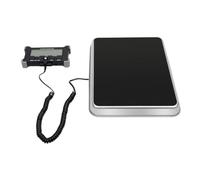 Pèse-colis 200 kg, 50 g, LCD, acier inoxydable et ABS, USB/batterie | Pour le courrier, l'entrepôt, la boulangerie et le bureau à domicile, unités kg/lbs/oz, montage mural possible