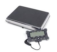 Pèse-colis numérique 200 g - 200 kg - 31,6 x 25 x 4,95 cm - Balance industrielle - Précision 50 g - Avec écran LCD