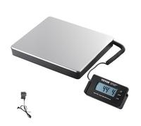 VEVOR Balance Postale Numérique 200 kg Pèse-colis de Précision 50 g avec Minuterie Fonction de Tare Écran LCD HD Balance Portable pour Bagages Maison Bureau de Poste Alimentation CA/CC Certifiée FCC