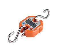 Pèse Electronique Pèse Bagage Électronique Peson Numérique Portatif avec écran LCD Crochet 150kg/300lb(Orange)