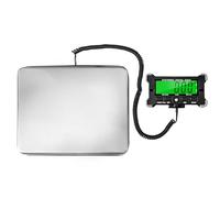 Pèse-lettre électronique de 0,05 kg - Balance numérique de précision intégrée en acier inoxydable avec rétroéclairage LCD - Avec arrêt automatique/stockage des données/tare/comptage