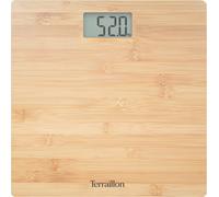 Pèse Personne Bamboo Scale Plateau Pur Bambou Ultra-Plat-Ecran Lcd-Capacité 150Kg-Bambou