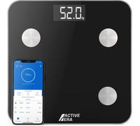Pèse-Personne Connecté - Active Era - Noir - 15 Mesures - Synchronisation Bluetooth - 180 kg