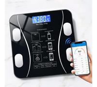 Pèse-Personne Connecté Bluetooth 180KG Balance Analyse Corporelle 8 en 1