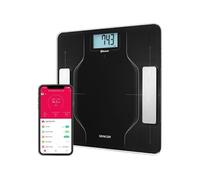 Sencor Pèse-personne connecté SBS 8002BK – 180 kg – Précision 100 g – Noir
